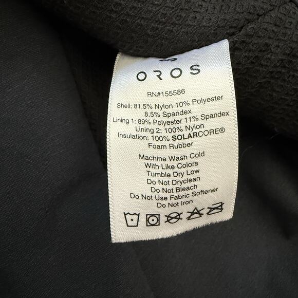 OROS Orion Carbon Hooded Parka Jacket Women Small Solarcore Insulation Ski Black - Picture 12 of 12